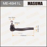 ME-4941L MASUMA Наконечник поперечной рулевой тяги (фото 3)