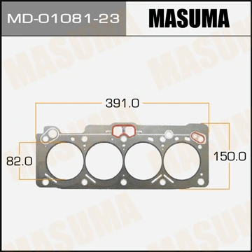 MD-01081-23 MASUMA Прокладка, головка цилиндра (фото 2)
