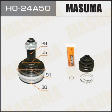 HO-24A50 MASUMA Шарнирный комплект, приводной вал (фото 2)