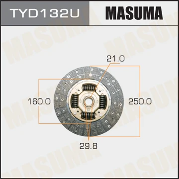 TYD132U MASUMA Диск сцепления (фото 2)