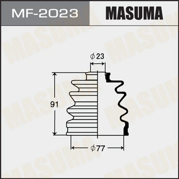 MF-2023 MASUMA Комплект пыльника, приводной вал (фото 2)