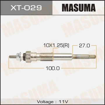 XT-029 MASUMA Свеча накаливания (фото 2)