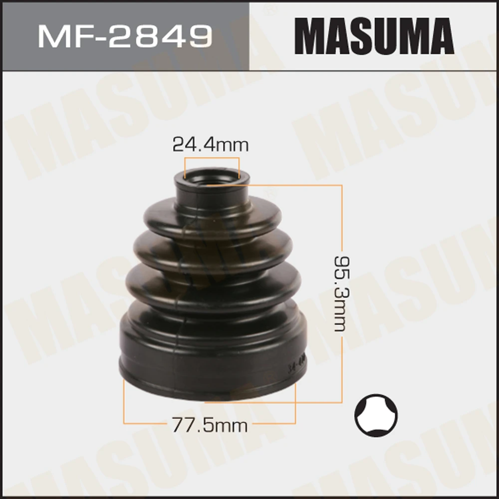 MF-2849 MASUMA Комплект пыльника, приводной вал (фото 2)