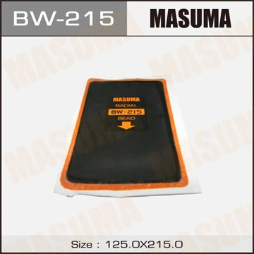 BW-215 MASUMA Заплатка для боковых порезов 125x215 3 слоя корда (фото 2)
