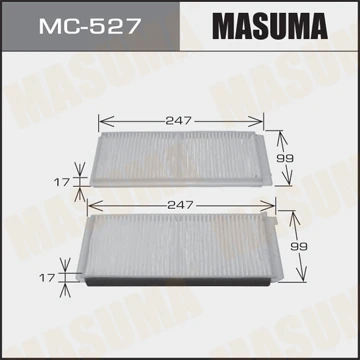 MC-527 MASUMA Фильтр, воздух во внутренном пространстве (фото 2)