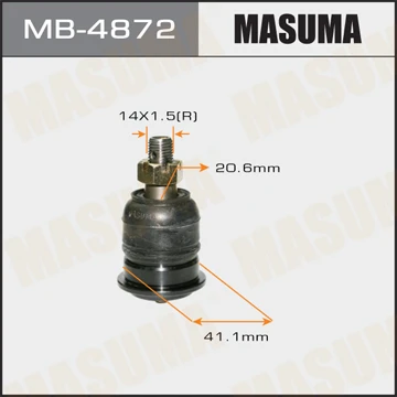 MB-4872 MASUMA Шарнир независимой подвески / поворотного рычага (фото 2)