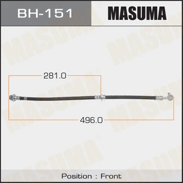 BH-151 MASUMA Тормозной шланг (фото 2)