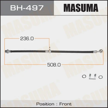 BH-497 MASUMA Тормозной шланг (фото 2)