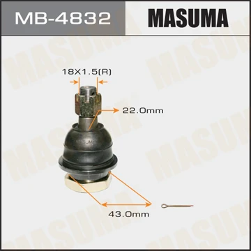 MB-4832 MASUMA Шарнир независимой подвески / поворотного рычага (фото 2)