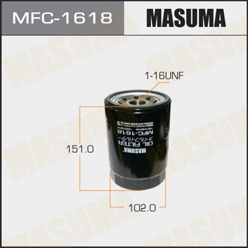 MFC1618 MASUMA Фильтр масляный mfc1618 (фото 1)