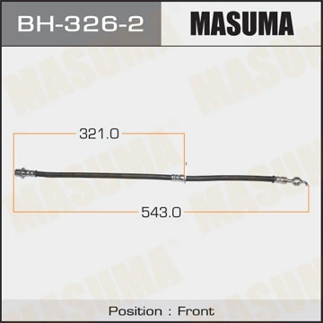 BH-326-2 MASUMA Тормозной шланг (фото 2)