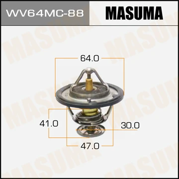 WV64MC-88 MASUMA Термостат, охлаждающая жидкость (фото 2)