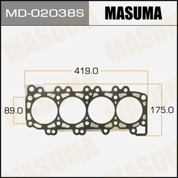 MD-02038S MASUMA Прокладка, головка цилиндра (фото 2)