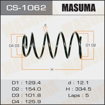 CS-1062 MASUMA Пружина ходовой части (фото 2)