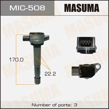 MIC-508 MASUMA Катушка зажигания (фото 2)