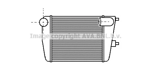 AL4041 AVA Интеркулер (радиатор интеркулера) (фото 1)