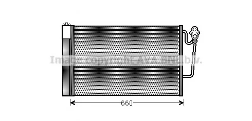 BWA5363 AVA Радиатор кондиционера (фото 1)