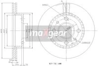 19-0950 MAXGEAR Тормозной диск (фото 3)