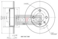 19-1185 MAXGEAR Тормозной диск (фото 1)