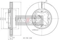 19-0929 MAXGEAR Тормозной диск (фото 3)