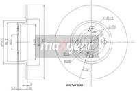 19-0965 MAXGEAR Тормозной диск (фото 3)