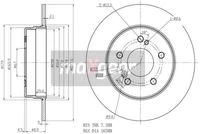 19-0726 MAXGEAR Тормозной диск (фото 2)