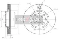 19-1063 MAXGEAR Тормозной диск (фото 2)