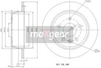 19-0729 MAXGEAR Тормозной диск (фото 2)