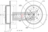 19-0989 MAXGEAR Тормозной диск (фото 3)