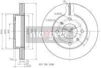 19-1023 MAXGEAR Тормозной диск (фото 3)