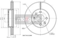 19-0766 MAXGEAR Тормозной диск (фото 2)