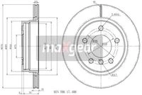 19-0846 MAXGEAR Тормозной диск (фото 3)