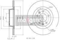 19-1878 MAXGEAR Тормозной диск (фото 3)