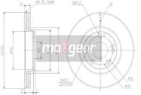 19-1008 MAXGEAR Тормозной диск (фото 3)