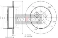 19-1840 MAXGEAR Тормозной диск (фото 1)