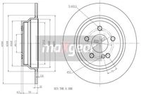 19-1198 MAXGEAR Тормозной диск (фото 3)