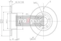 19-0728 MAXGEAR Тормозной диск (фото 2)