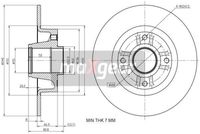 19-1046 MAXGEAR Тормозной диск (фото 3)