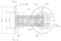 19-0720 MAXGEAR Тормозной диск (фото 2)