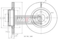 19-1007 MAXGEAR Тормозной диск (фото 3)