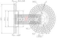 19-1034 MAXGEAR Тормозной диск (фото 3)