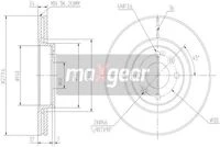 19-0803 MAXGEAR Тормозной диск (фото 3)