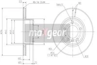 19-0692 MAXGEAR Тормозной диск (фото 3)