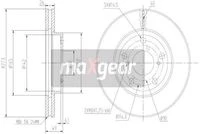 19-1867 MAXGEAR Тормозной диск (фото 1)