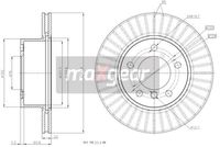 19-1940 MAXGEAR Тормозной диск (фото 3)