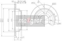 19-1814 MAXGEAR Тормозной диск (фото 1)