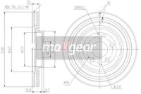 19-1026 MAXGEAR Тормозной диск (фото 2)