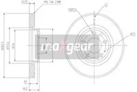 19-0757 MAXGEAR Тормозной диск (фото 2)