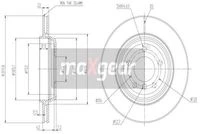 19-1017 MAXGEAR Тормозной диск (фото 3)