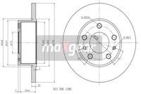 19-1230 MAXGEAR Тормозной диск (фото 3)